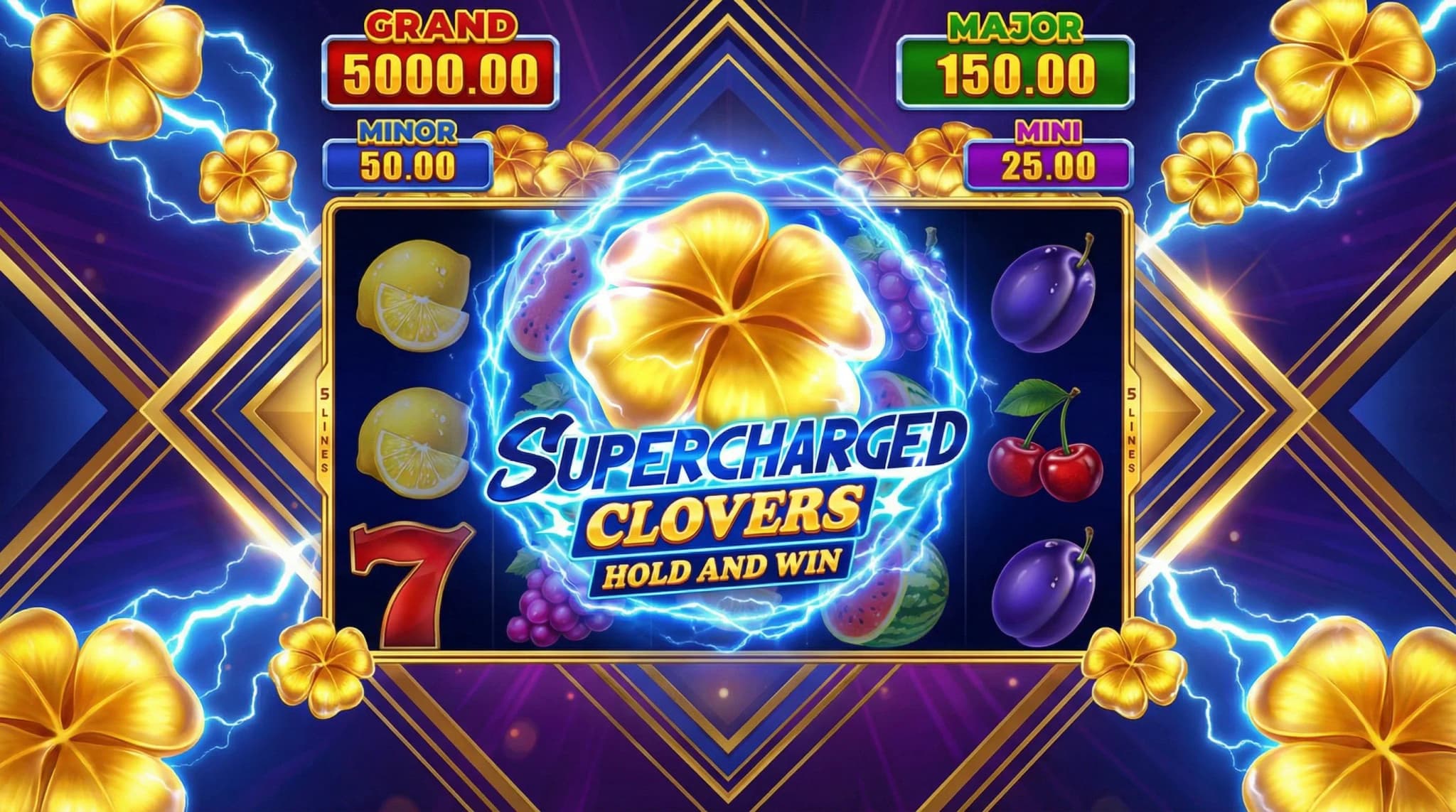 Supercharged Clovers: Hold and Win