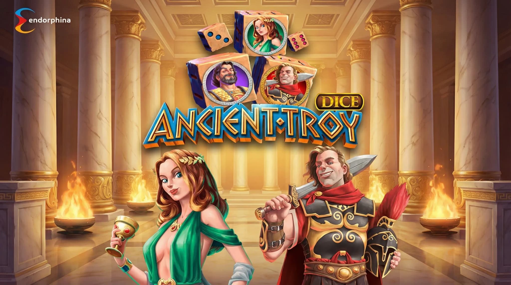 Ancient Troy Dice